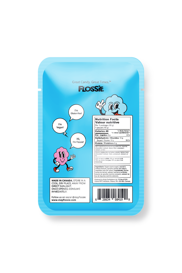 Zuckerwatte "Blue Raspberry" | Flossie