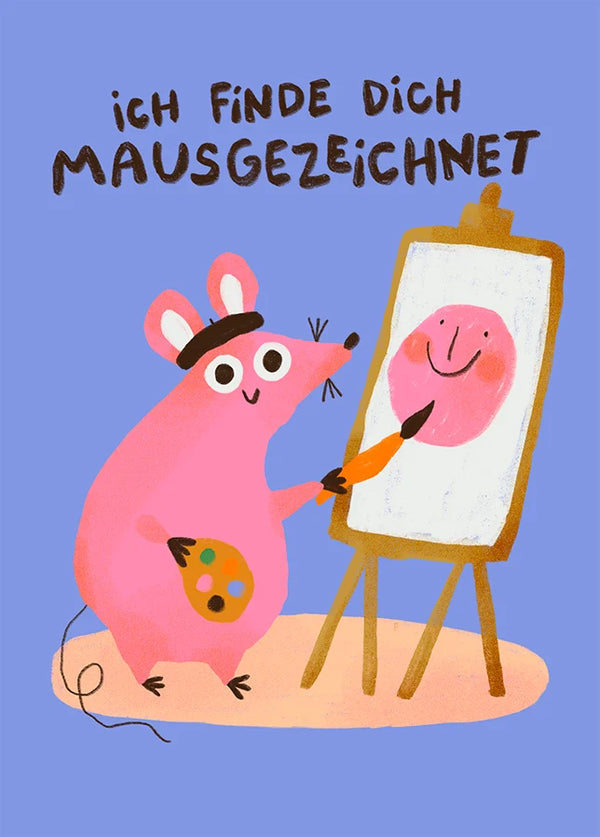 Postkarte Mausgezeichnet | Slinga