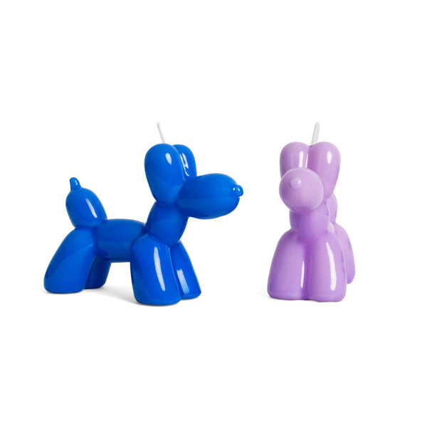 Ballon-Hund Kerze "Violett" |  Helio Ferretti