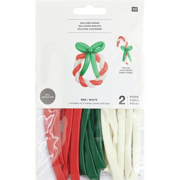 Ballonfigur "Kranz / Zuckerstange"