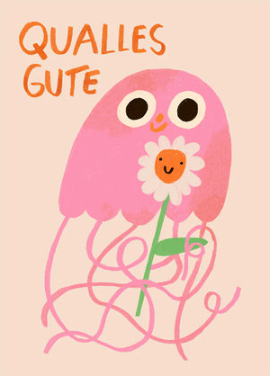 Postkarte Qualles Gute | Slinga