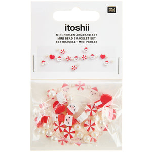 Mini-Perlen Armband-Set SANTA & CANDY LOVE | Rico Design