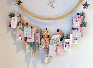 Mini- Kärtchen Adventskalender | Unter Pinien