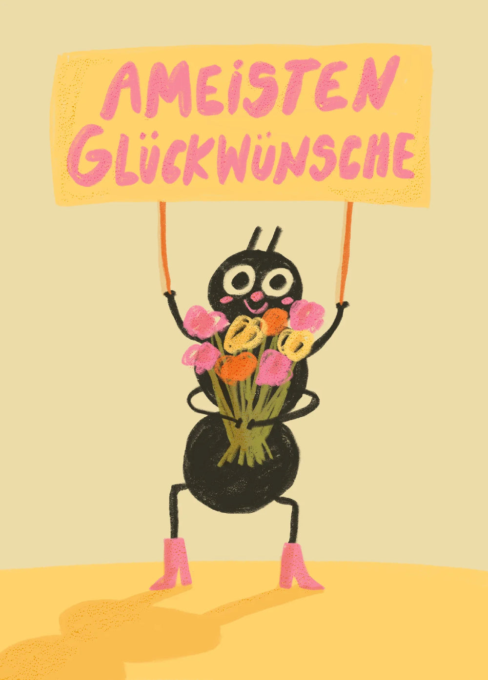Postkarte Ameisten Glückwünsche | Slinga