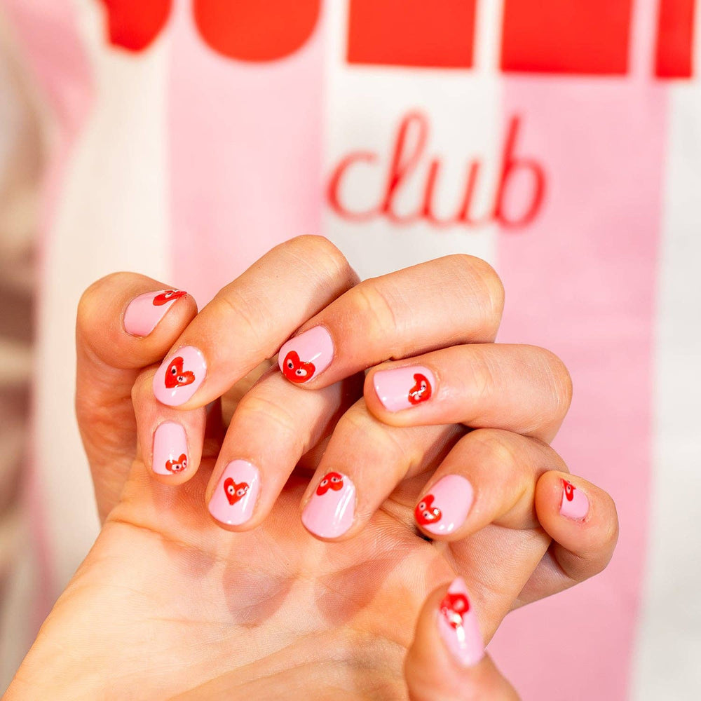 Nagellack-Set 2-in-1 Nail-Art "Kiss Kiss"