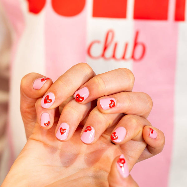 Nagellack-Set 2-in-1 Nail-Art "Kiss Kiss"