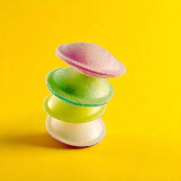 Tüten mit Bonbon-Tellern – 6er Pack à 30 g