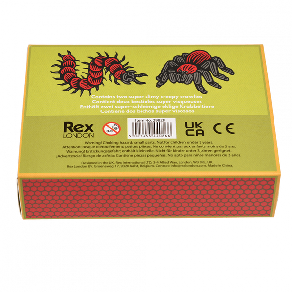 Scherzartikel | 2 schleimige Krabbeltiere