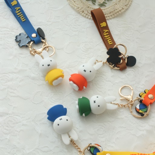 Miffy Figuren Schlüsselanhänger und Taschenanhänger, Geschenk-Schlüsselring