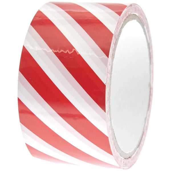 Paketklebeband "rot/weiß" 5cm