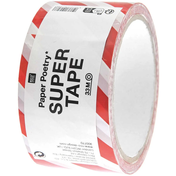 Paketklebeband "rot/weiß" 5cm