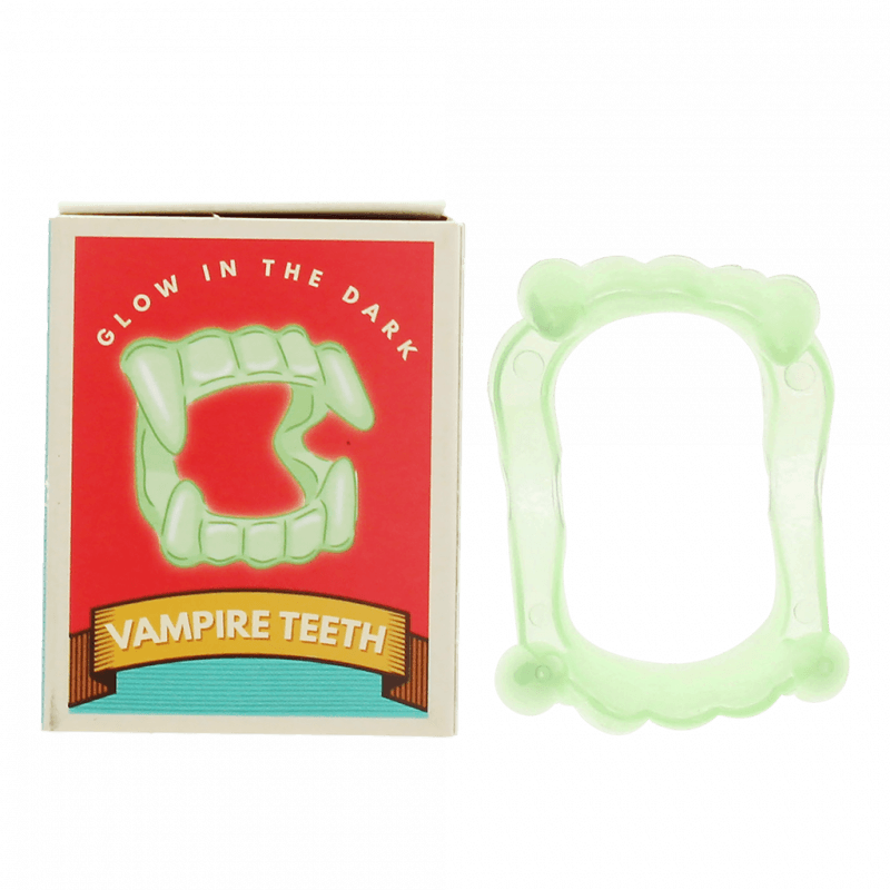Scherzartikel | Fluoreszierende Vampirzähne