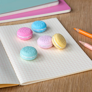 Radiergummis (5er-Set) – Macarons