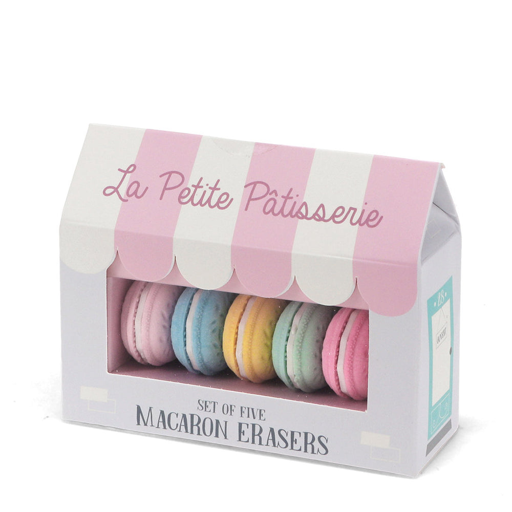 Radiergummis (5er-Set) – Macarons