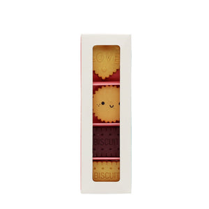 Radiergummis (4er-Set) – Kekse