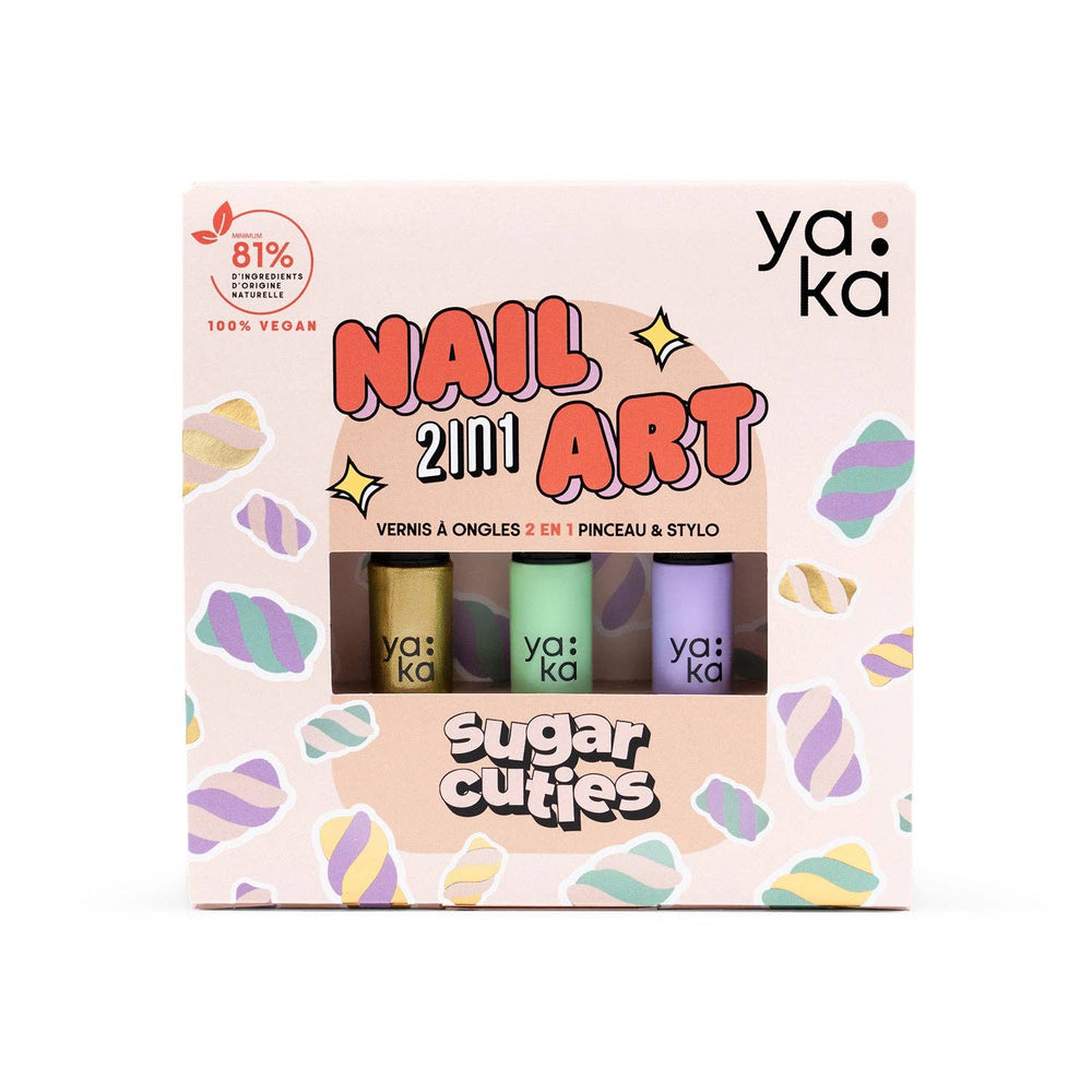 Nagellack-Set 2-in-1 Nail Art "Sugar Cuties"
