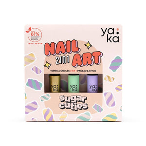 Nagellack-Set 2-in-1 Nail Art "Sugar Cuties"