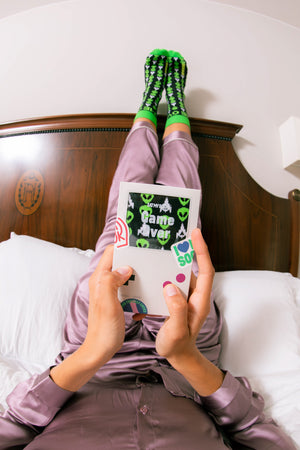 Socken "Game over"