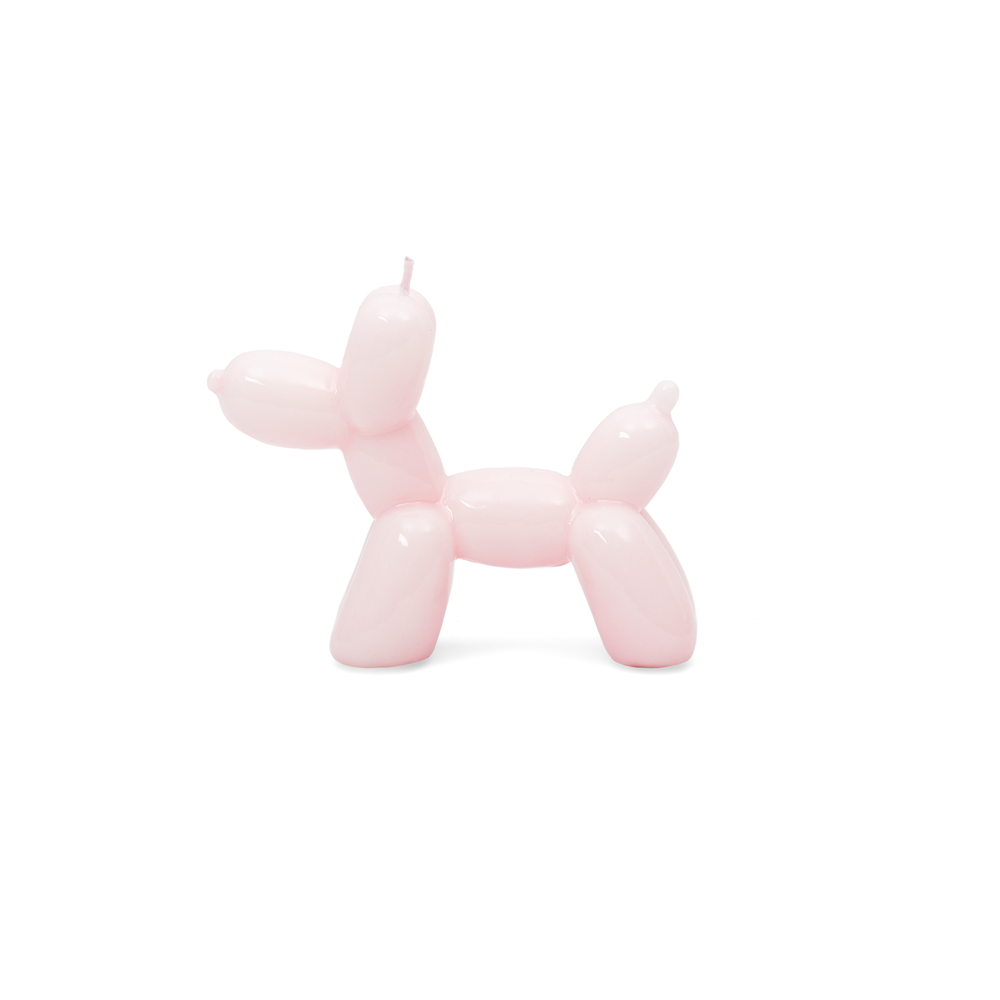 Ballon-Hund Kerze "Rosa" |  Helio Ferretti