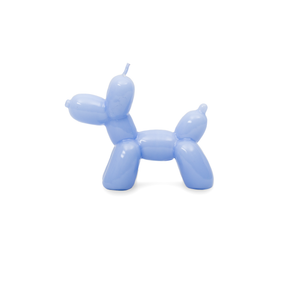 Ballon-Hund Kerze "hellblau" |  Helio Ferretti