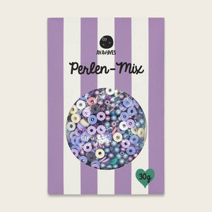 PERLEN "SET" Flieder / Lila