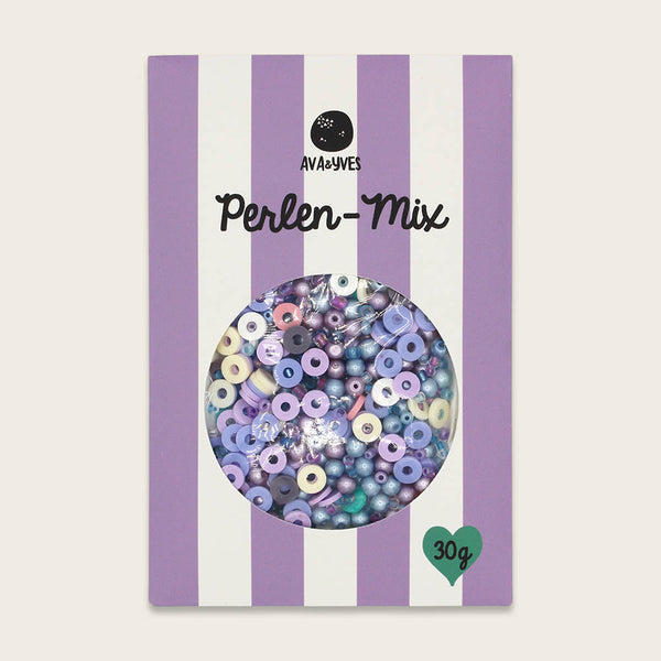 PERLEN "SET" Flieder / Lila
