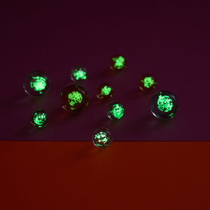 Magische Murmeln, rosa – Glow in the Dark, 12 Stück in Geschenkverpackung