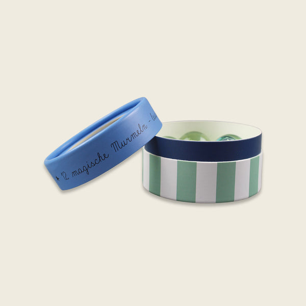 Magische Murmeln, blau – Glow in the Dark, 12 Stück in Geschenkverpackung (Kopie)