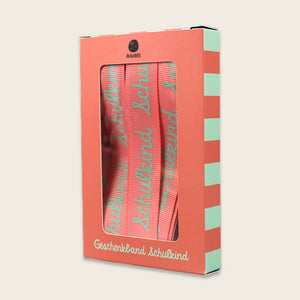 Geschenkband-Set „Schulkind“  rosa  flieder / türkis