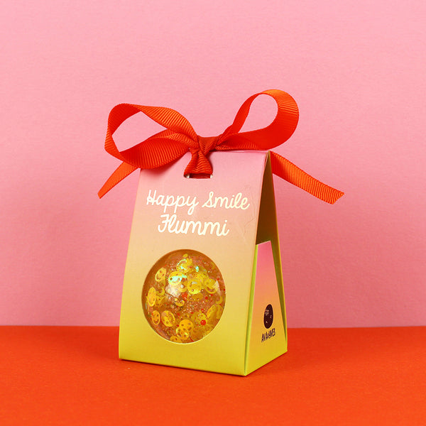 Flummiball mit Flummiball mit Smileys und Konfetti 49mm