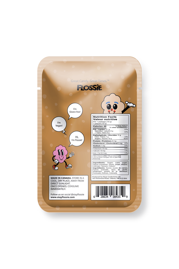 Zuckerwatte "Lebkuchen" | Flossie