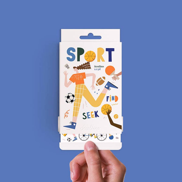 Aktivitäts- und Malbuch – Scrollino Such- und Findespaß SPORT: Englisch