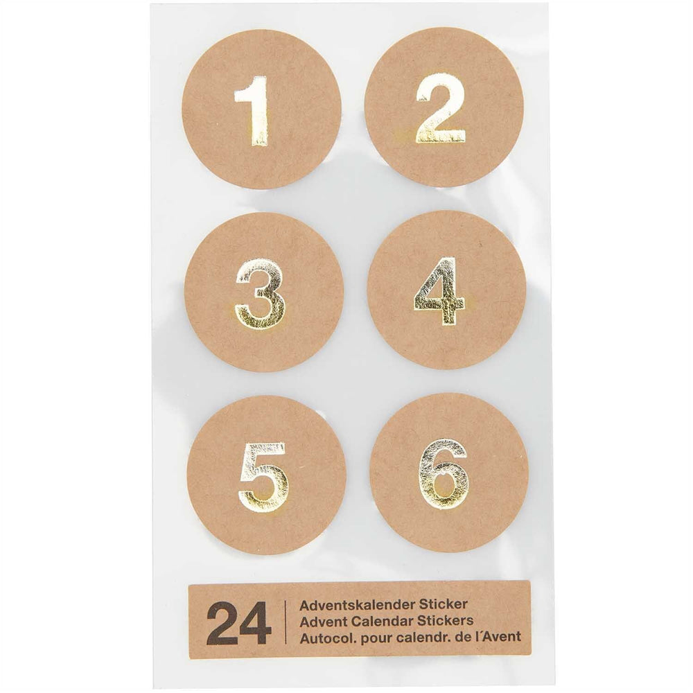 Adventskalender-Sticker "Gold"  | Rico Design