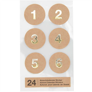 Adventskalender-Sticker "Gold"  | Rico Design
