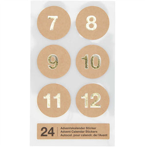 Adventskalender-Sticker "Gold"  | Rico Design