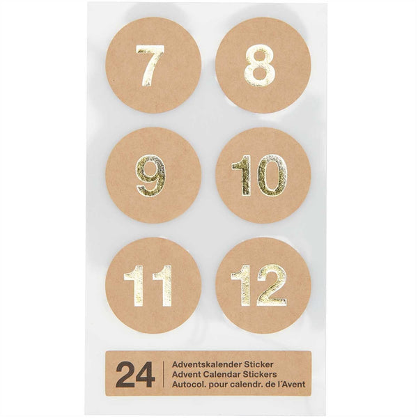 Adventskalender-Sticker "Gold"  | Rico Design