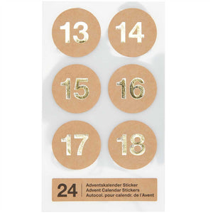 Adventskalender-Sticker "Gold"  | Rico Design