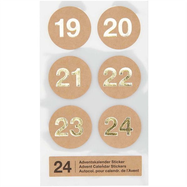 Adventskalender-Sticker "Gold"  | Rico Design