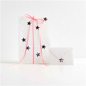 Mini-Sticker Sterne Rainbow auf der Rolle 120 Stück