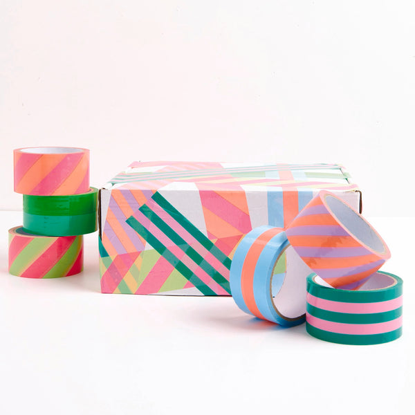 Paketklebeband "neonpink/neonorange" 5cm