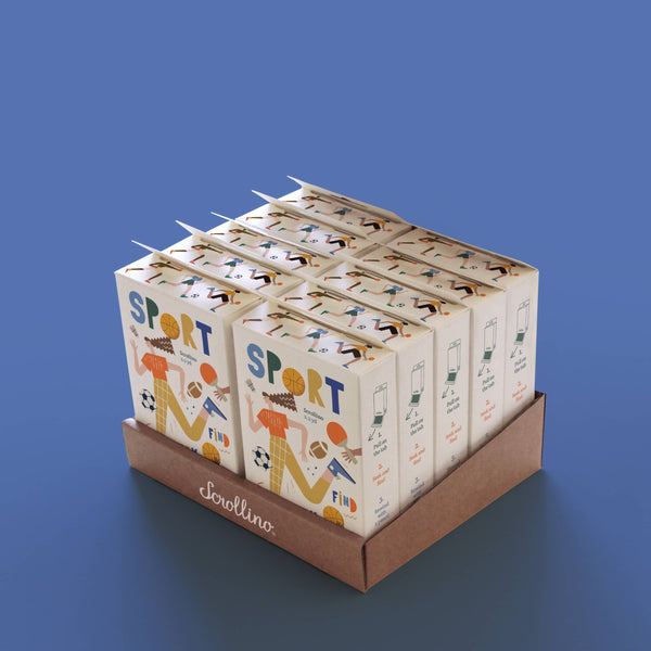 Aktivitäts- und Malbuch – Scrollino Such- und Findespaß SPORT: Englisch