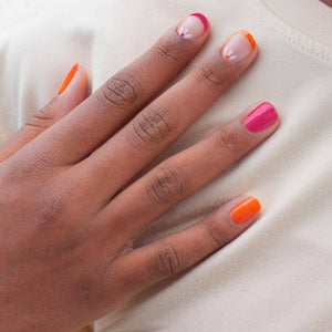 Nagellack-Set 2-in-1 Nail-Art "Flower Power"