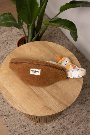 Gürteltasche für Kinder "Teddy Braun" | Hindbag