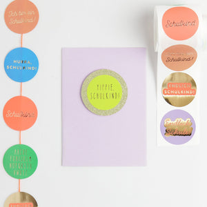 Paper Poetry Sticker Schulkind