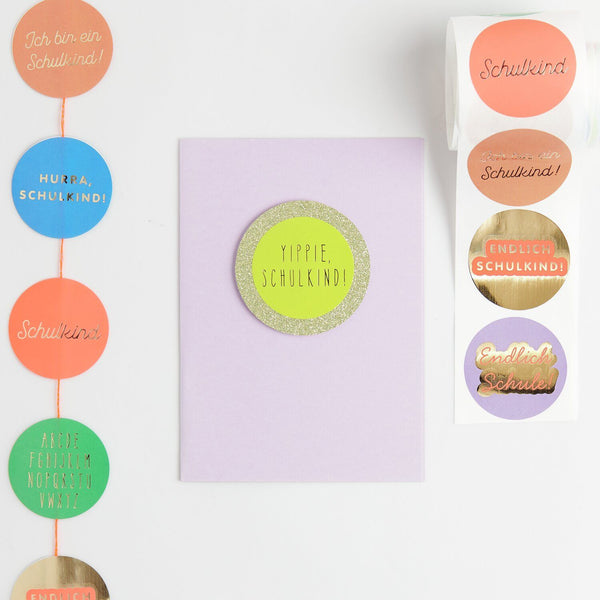 Paper Poetry Sticker Schulkind