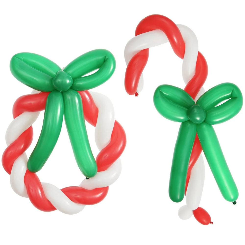 Ballonfigur "Kranz / Zuckerstange"