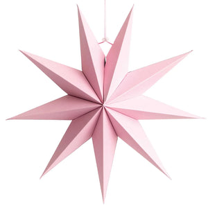 Papierstern auffaltbar 28cm "rosa"