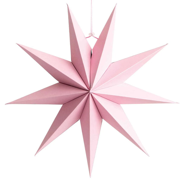 Papierstern auffaltbar 28cm "rosa"