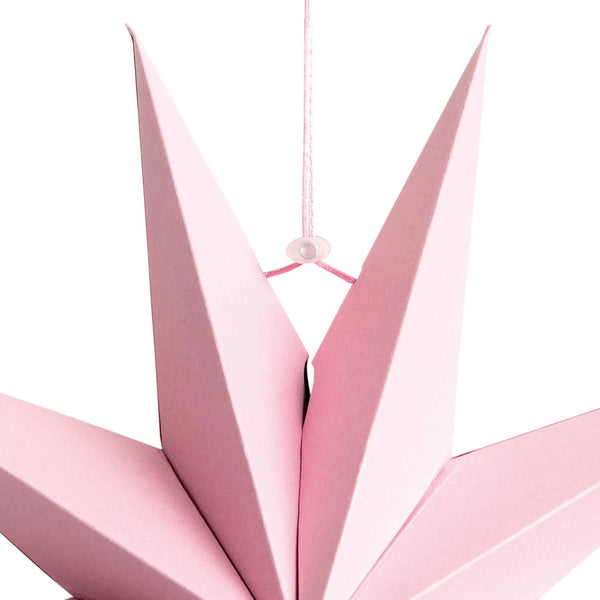 Papierstern auffaltbar 28cm "rosa"