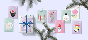 Mini- Kärtchen Adventskalender | Unter Pinien